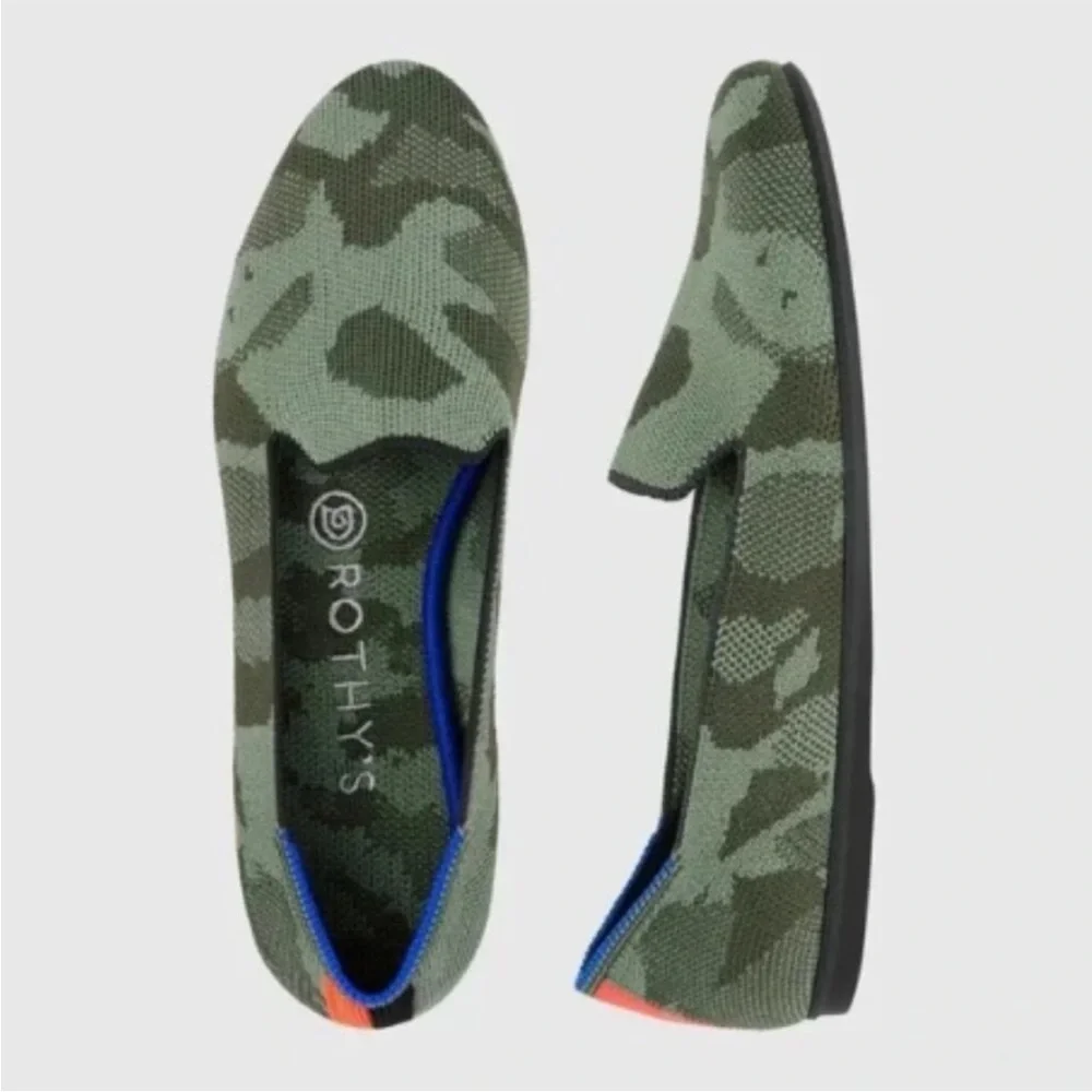 Rothy’s The Loafer Camo Round Flats